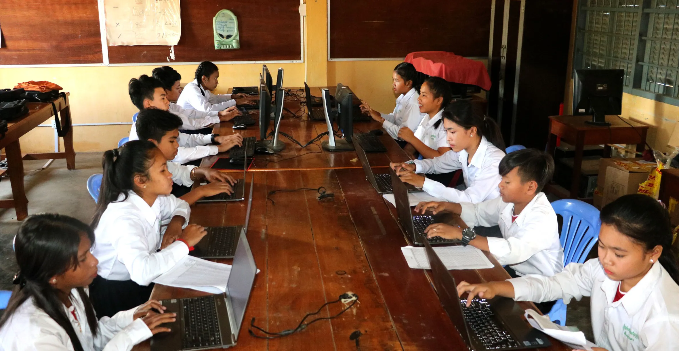 Students at Chumkriel Language School